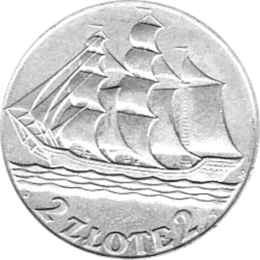 Polen 2 Zlote Silber 1936 