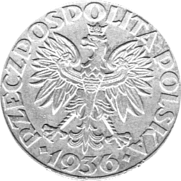 Polen 2 Zlote Silber 1936 