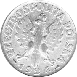 Polen 2 Zlote Silber 1924