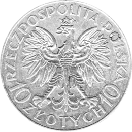 Polen 10 Zlotych Silber 1933 Romuald Traugutt