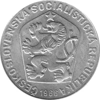 10 Korun, Tschechoslowakei, 1966, 1100 Jahre Großmährisches Reich