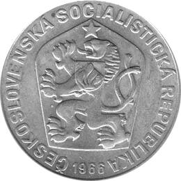 10 Korun, Tschechoslowakei, 1966, 1100 Jahre Großmährisches Reich