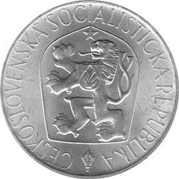 10 Korun, Tschechoslowakei, 1965, Hus