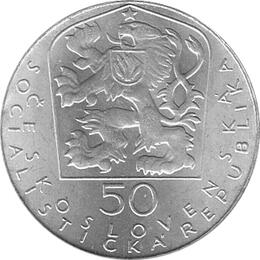50 Korun, Tschechoslowakei, 1971,  Pavol Orsagh-Hviezdoslav