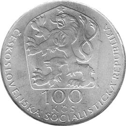 100 Korun, Tschechoslowakei,1977, Vaclav Hollar