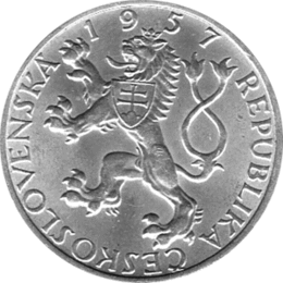 10 Korun, Tschechoslowakei, 1957,  J. A. Komensky