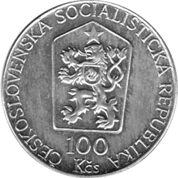 100 Korun, Tschechoslowakei, 1989