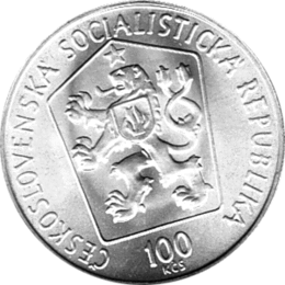 100 Korun, Tschechoslowakei,1985,  Martin Kukucin