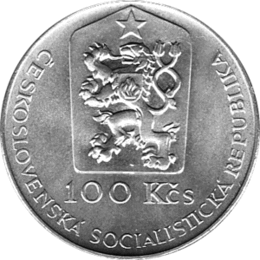100 Korun, Tschechoslowakei, 1990