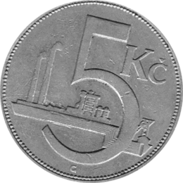 5 Korun, Tschechoslowakei, 1925