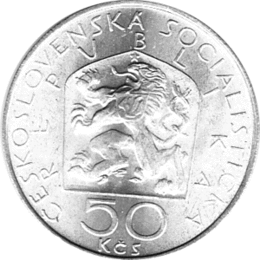 50 Korun, Tschechoslowakei, 1978, Zdenek Nejedly