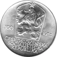 100 Korun, Tschechoslowakei, 1985