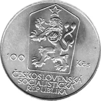 100 Korun, Tschechoslowakei, 1984, Antonin Zapotocky