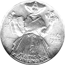 500 Korun, Tschechoslowakei, 1988, Matica Slovenska
