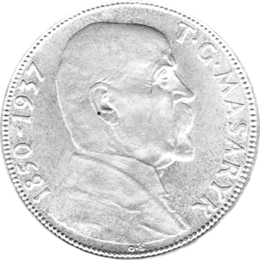 20 Korun, Tschechoslowakei, 1937,  Masaryk