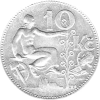 10 Korun, Tschechoslowakei, 1932