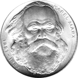 100 Korun, Tschechoslowakei, 1983, Karl Marx