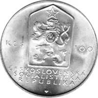 100 Korun, Tschechoslowakei, 1983, Karl Marx