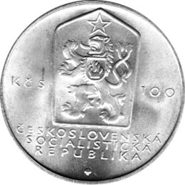 100 Korun, Tschechoslowakei, 1983, Karl Marx
