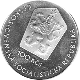 500 Korun, Tschechoslowakei,1981, 20 Jahre Kosmonautik - Gagarin