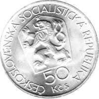 50 Korun, Tschechoslowakei, 1978, Kremniz