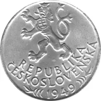 100 Korun, Tschechoslowakei, 1949, Bergmann