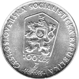 100 Korun, Tschechoslowakei, 1988