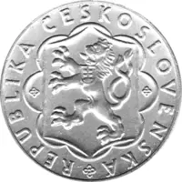 10 Korun, Tschechoslowakei, 1954, Slowakischer Nationalaufstand