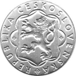 10 Korun, Tschechoslowakei, 1954, Slowakischer Nationalaufstand