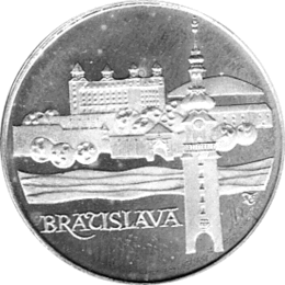 50 Korun, Tschechoslowakei, 1986, Bratislava