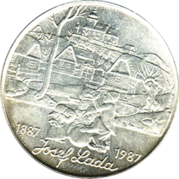 500 Korun, Tschechoslowakei, 1987, Josef Lada