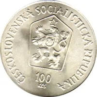 100 Korun, Tschechoslowakei, 1984,  Matej Bel