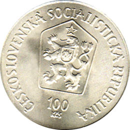 100 Korun, Tschechoslowakei, 1984,  Matej Bel