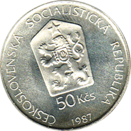50 Korun, Tschechoslowakei,1987