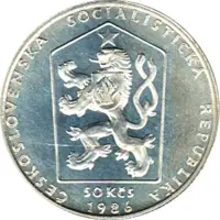 50 Korun, Tschechoslowakei, 1986, Praha