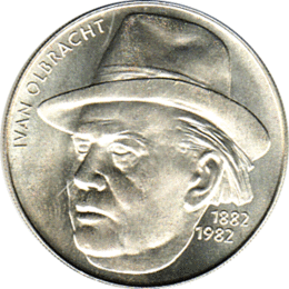 100 Korun, Tschechoslowakei, 1982, Ivan Olbracht