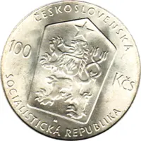 100 Korun, Tschechoslowakei, 1982, Ivan Olbracht