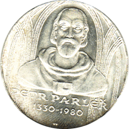 100 Korun, Tschechoslowakei, 1980,  Peter Parler