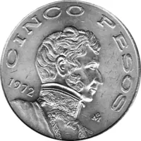100 Pesos 1977 Mexico, J. M. Morelos Pavon