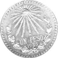 Pesos 1933 Mexico,