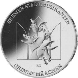 20 Euro Silber Gedenkmünze PP 2017 Bremer Stadtmusikanten