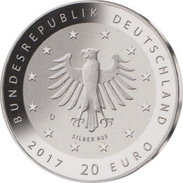 20 Euro Silber Gedenkmünze PP 2017 Sporthilfe