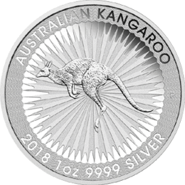 Känguru 1 Unze Silber 2018