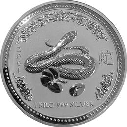 Lunar I Silber Schlange 1 Kilo 2001