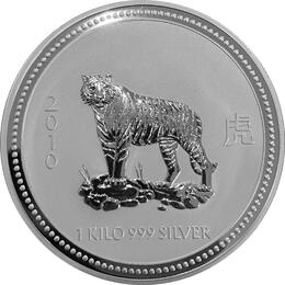 Lunar I Silber Tiger 1 Kilo 2010