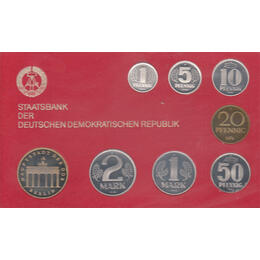 DDR KMS Kursmünzensatz PP 1984 Brandenburger Tor