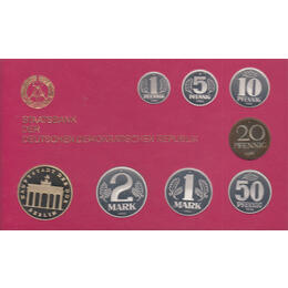 DDR KMS Kursmünzensatz PP 1986 Brandenburger Tor
