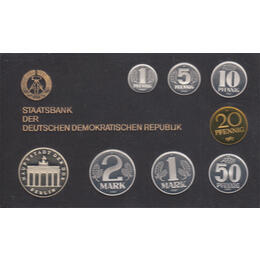 DDR KMS Kursmünzensatz PP 1987 Brandenburger Tor