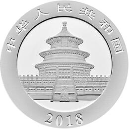 China Panda 1 Unze 2018