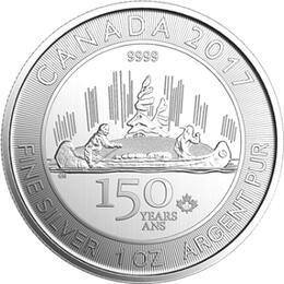 Voyageur 1 Unze 2017 Kanada Silbermünze